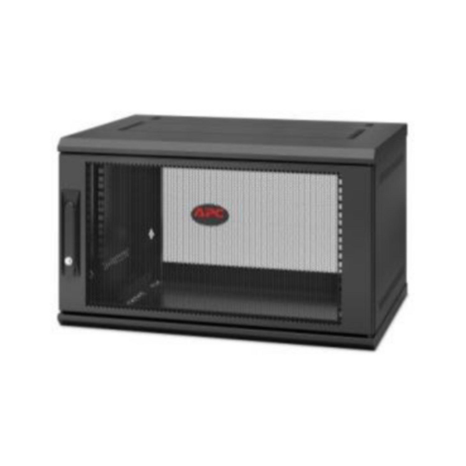 AR106SH4, APC NetShelter WX, 6 HE, Wandmontagegehäuse mit Einzelscharnier, 400 mm tief