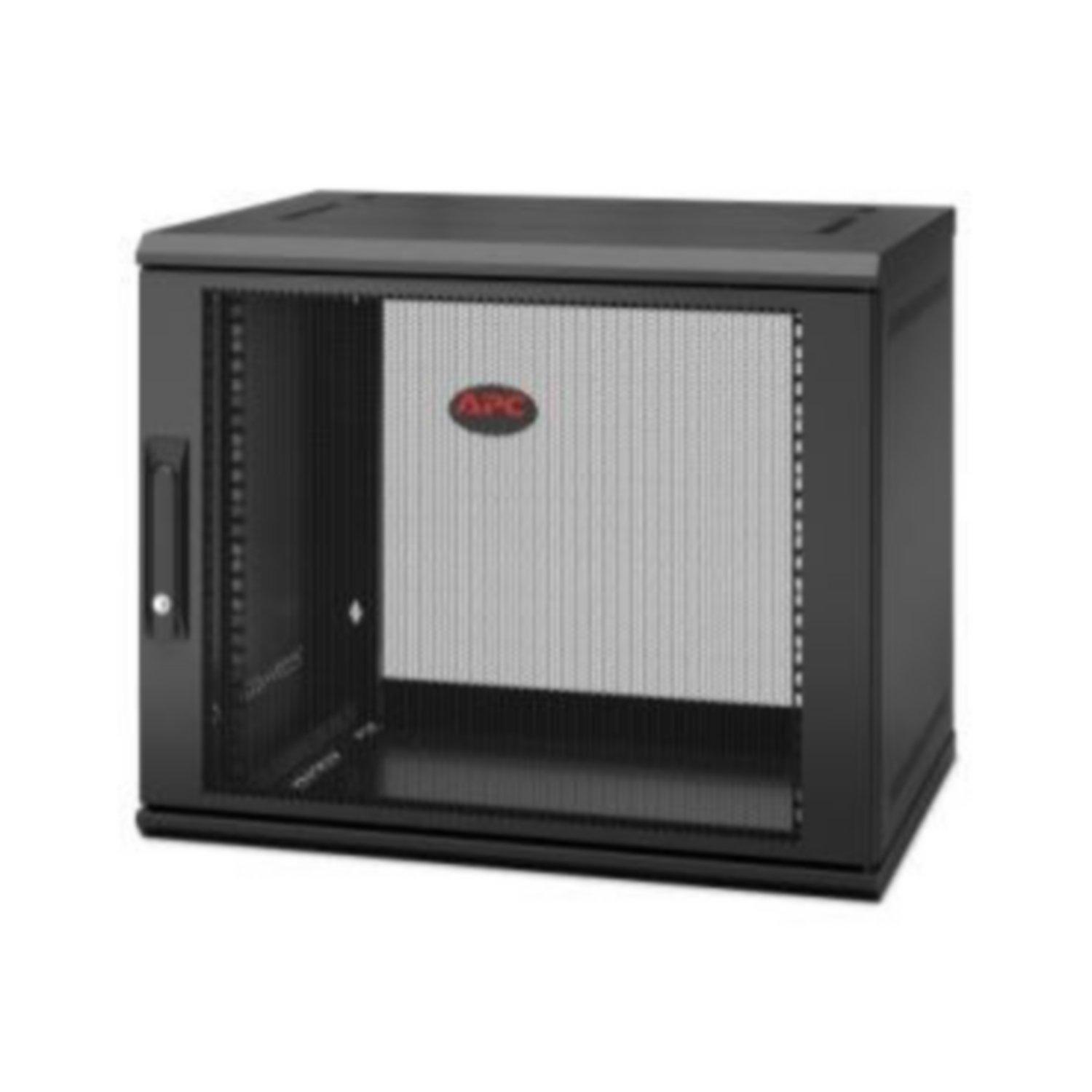 AR106SH6, APC NetShelter WX, 6 HE, Wandmontagegehäuse mit Einzelscharnier, 600 mm tief