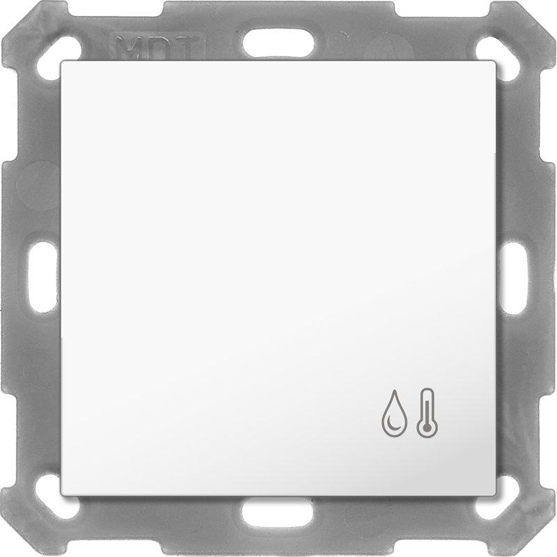 SCN-TFS55.01, KNX Raumtemperatur-/Feuchtesensor 55, Reinweiß glänzend