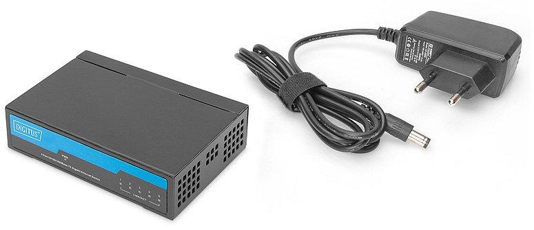 NNETSWGBE5UMD.01, Desktop Netzwerk-Switch, 5-Port Gigabit, Unmanaged