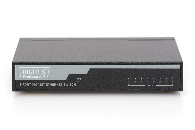 NNETSWGBE8UMD.01, Desktop Netzwerk-Switch, 8-Port Gigabit, Unmanaged