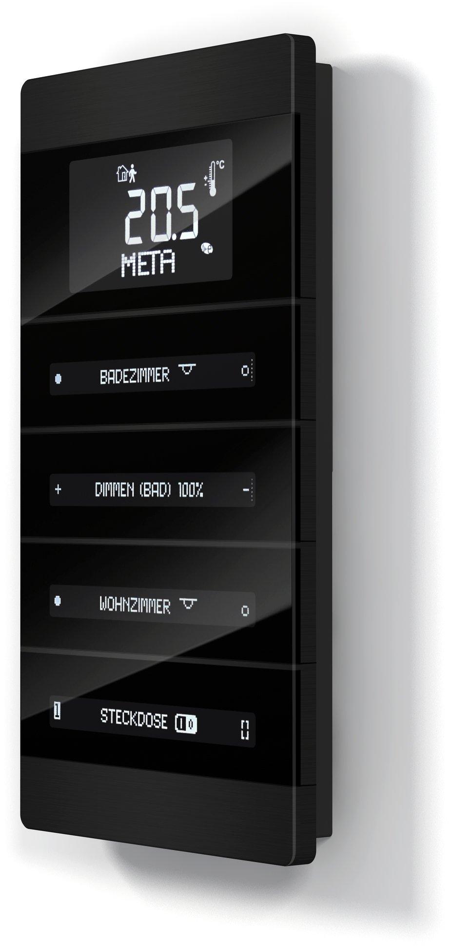 1157-01-sw, Enertex® MeTa® KNX Premium, schwarz eloxiert