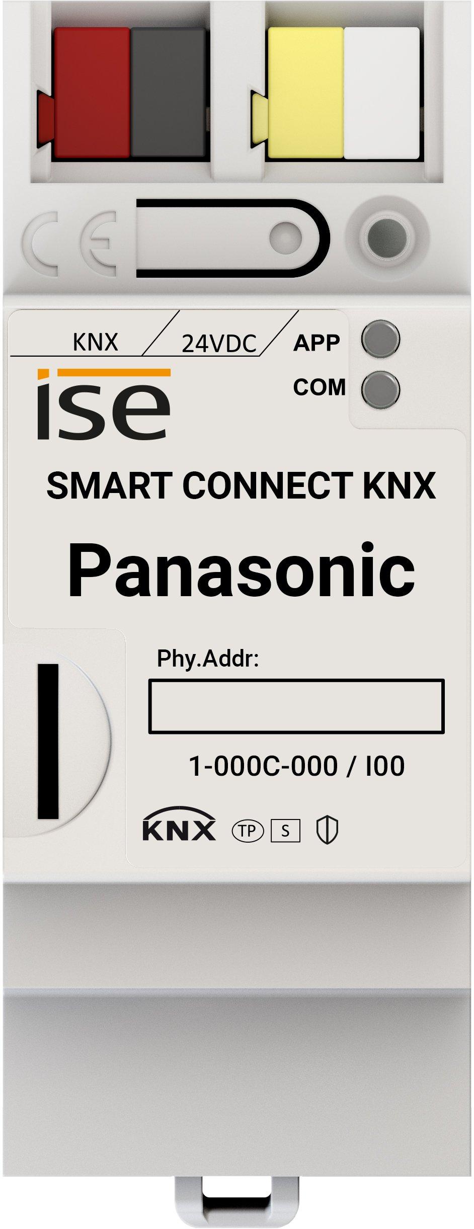 SMART CONNECT KNX Panasonic, KNX Integration von Panasonic TV GerätenKNX/TP, Switch (2xRJ45), 2TE/DU (REG/DRA plus)