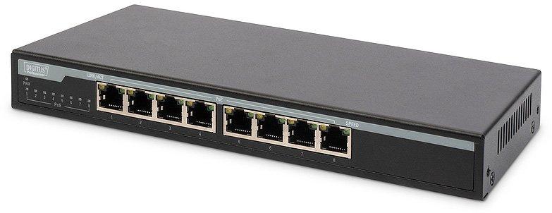 DN-95340, Desktop Netzwerk-Switch, 8-Port Gigabit, Unmanaged, PoE