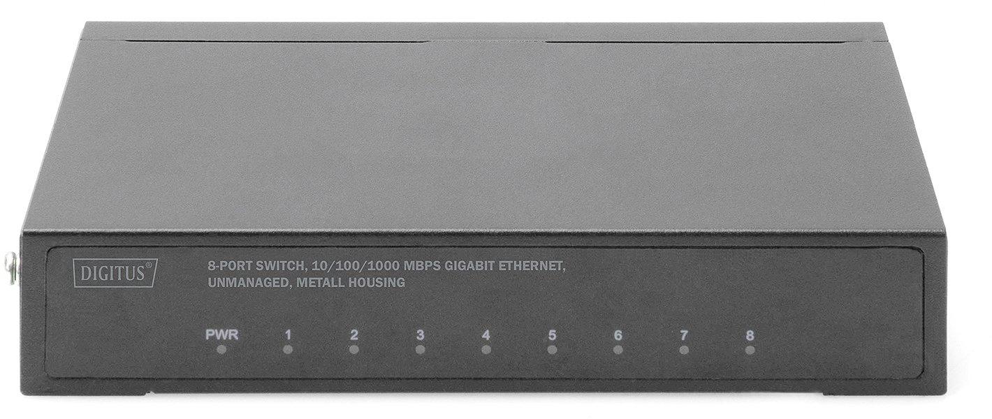 NNETSWGBE8UMD.02, Desktop Netzwerk-Switch, 8-Port Gigabit, Unmanaged