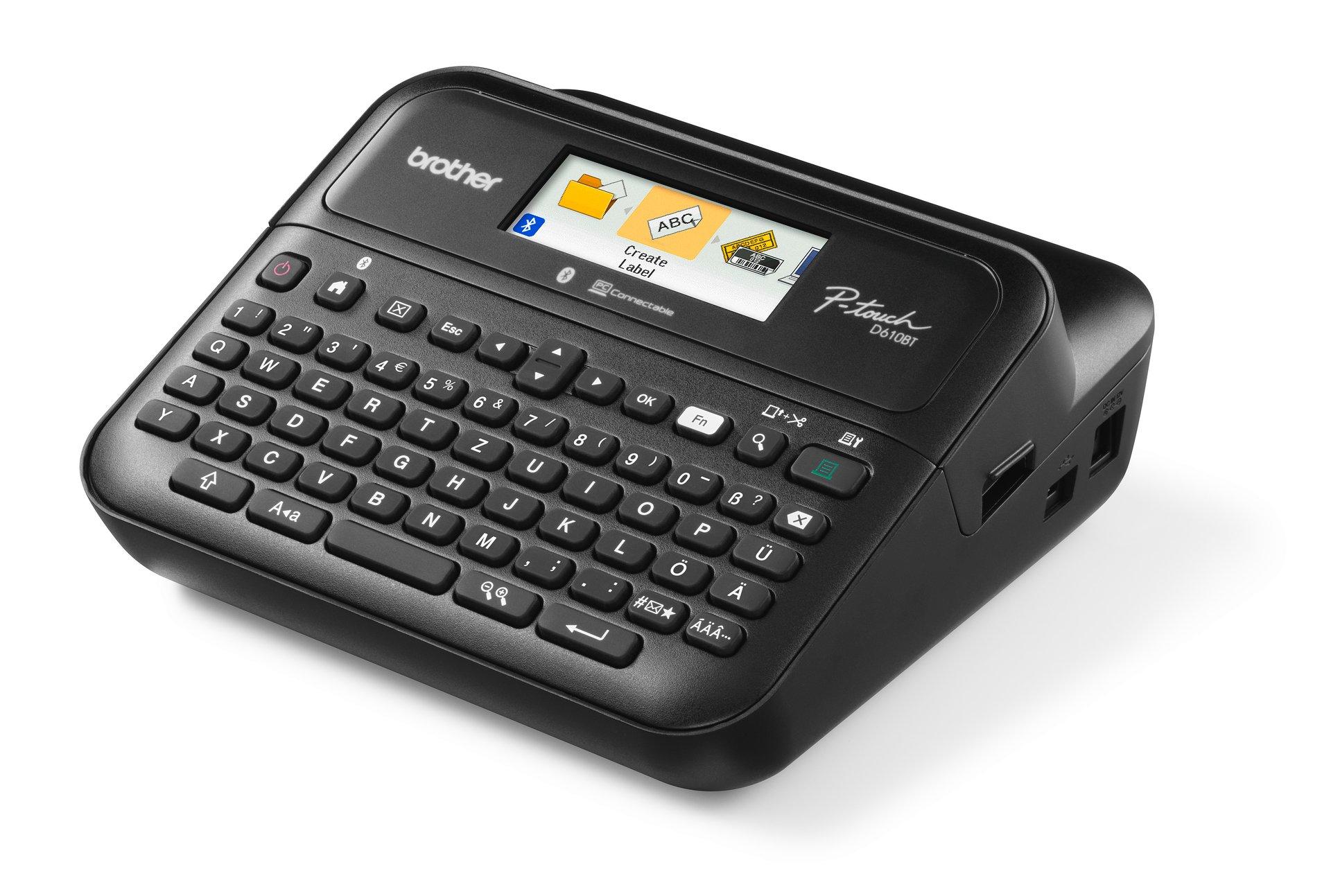 PTD610BTVPRG1, Brother P-touch PT-D610BTVP Beschriftungsgerät mit Koffer