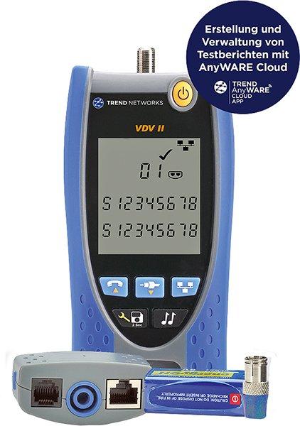 VDV II, VDV II - Verdrahtungsprüfung mit Bluetooth-/Report-Funktion