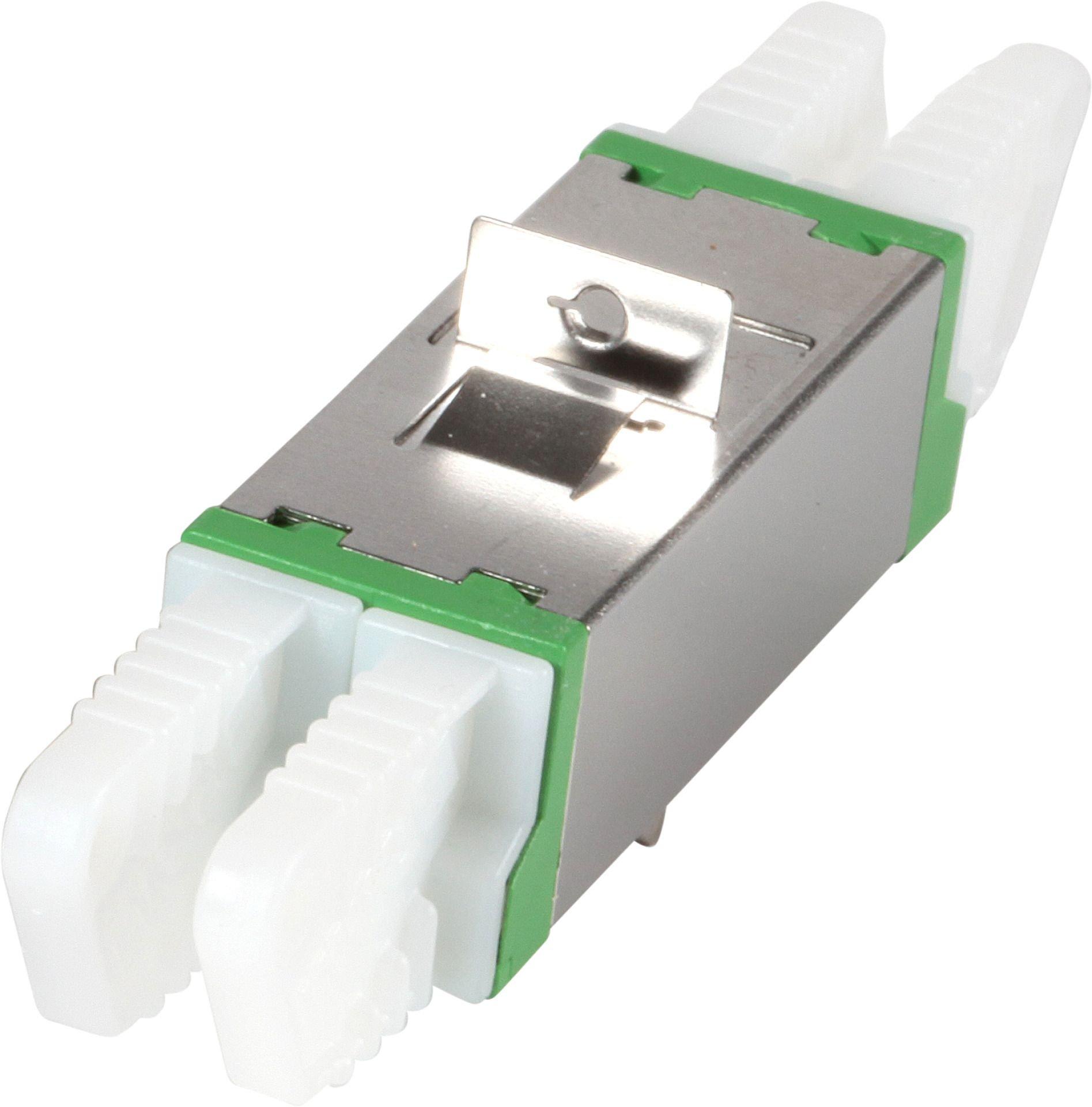 NFOKUE2000DXSM.01, Kupplung E2000®/ Compact APC grün, Keramik, SM,C,schraubbar