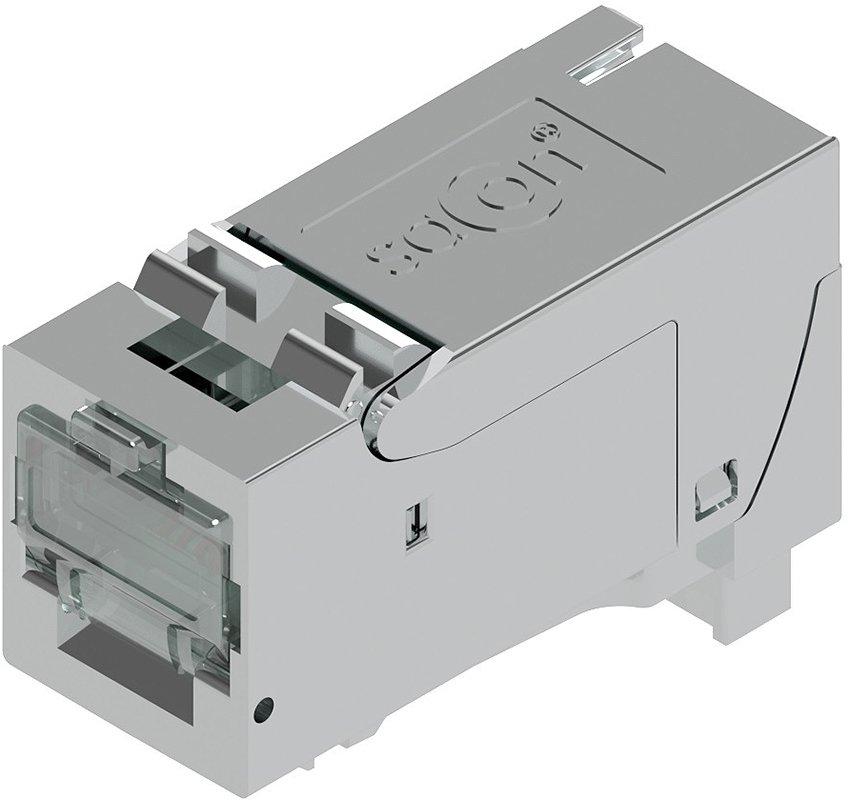 NDATKS6A_1.01, Keystone RJ45 Kat.6A / Klasse EA, AWG24-22, RJ45, einzelverpackt (VPE 1 Stk.)
