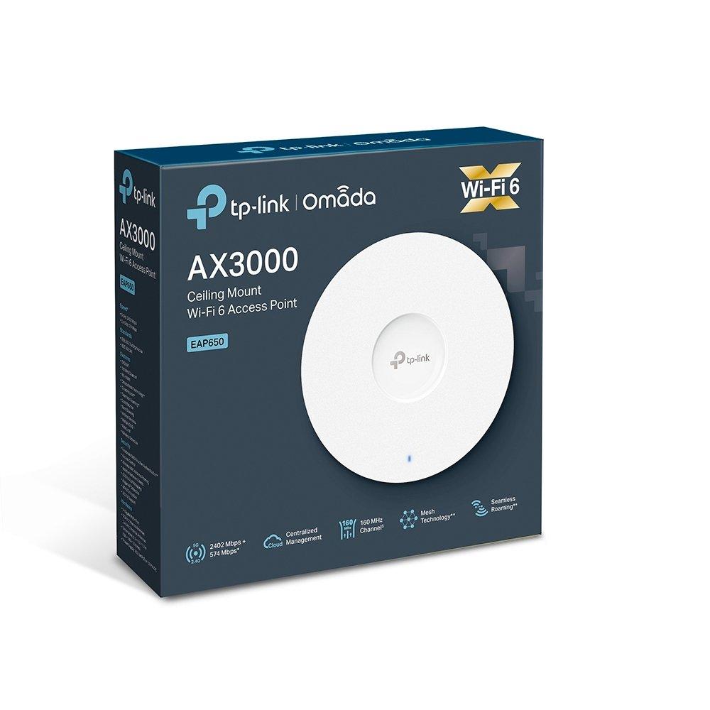 EAP650, Omada EAP650 2,4 & 5 GHz AX3000 WLAN Wi-Fi 6 Accesspoint