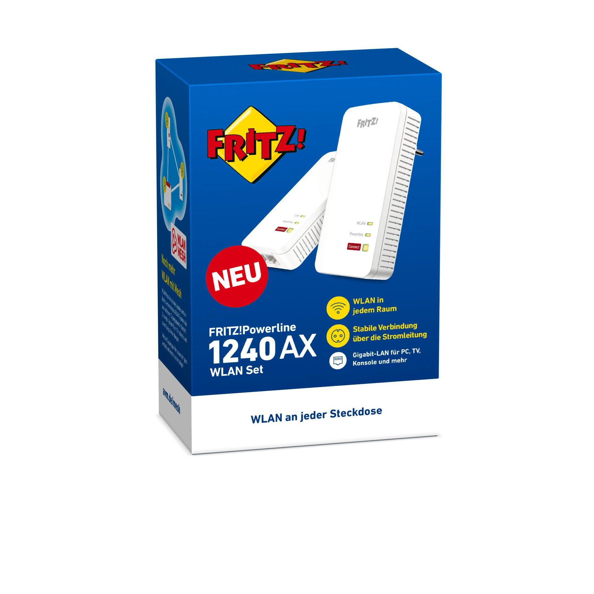 20003021, FRITZ! Powerline 1240 AX WLAN Set