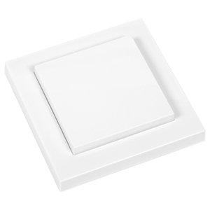 RTS22E5002A12, Wandtaster Einzelwippe komplett, Easywave, 1x EIN/AUS, Format 55, weiß