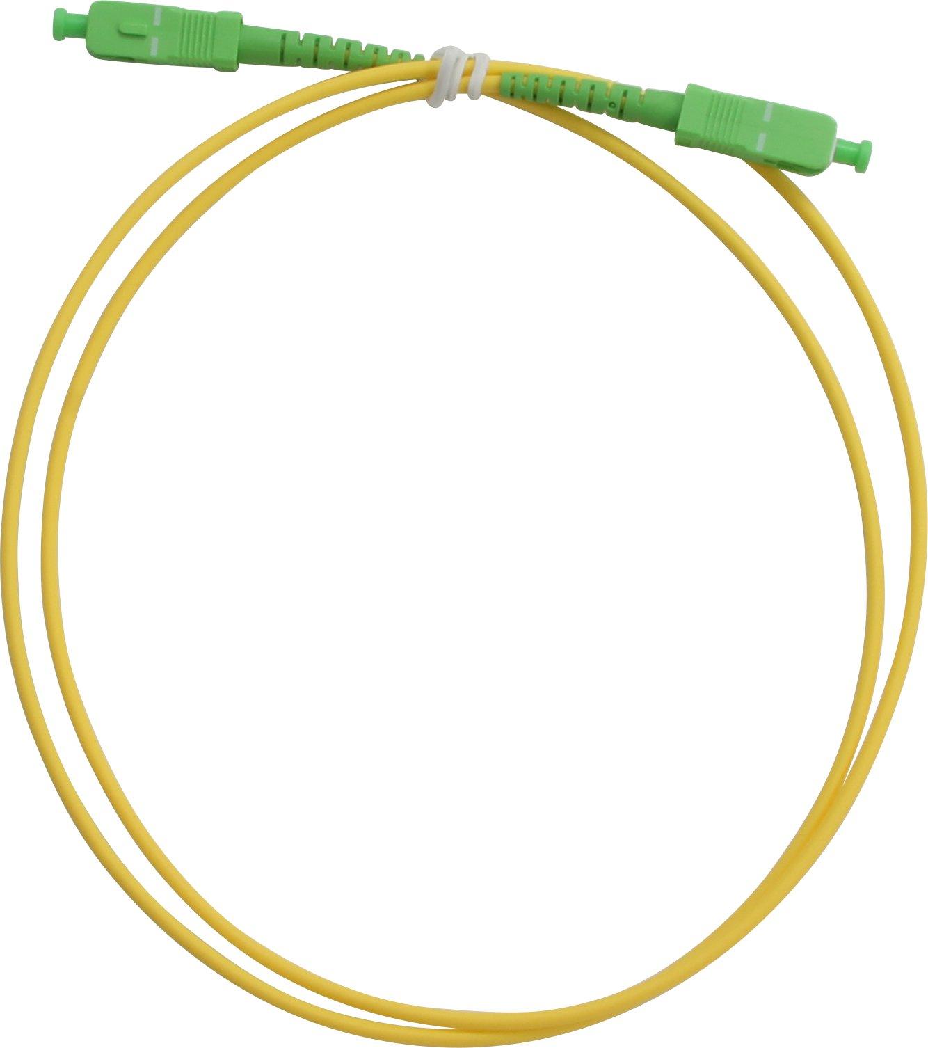 TSC 01, Optisches Kabel, 1 m, vorkonfektioniert, SC/APC-SC/APC