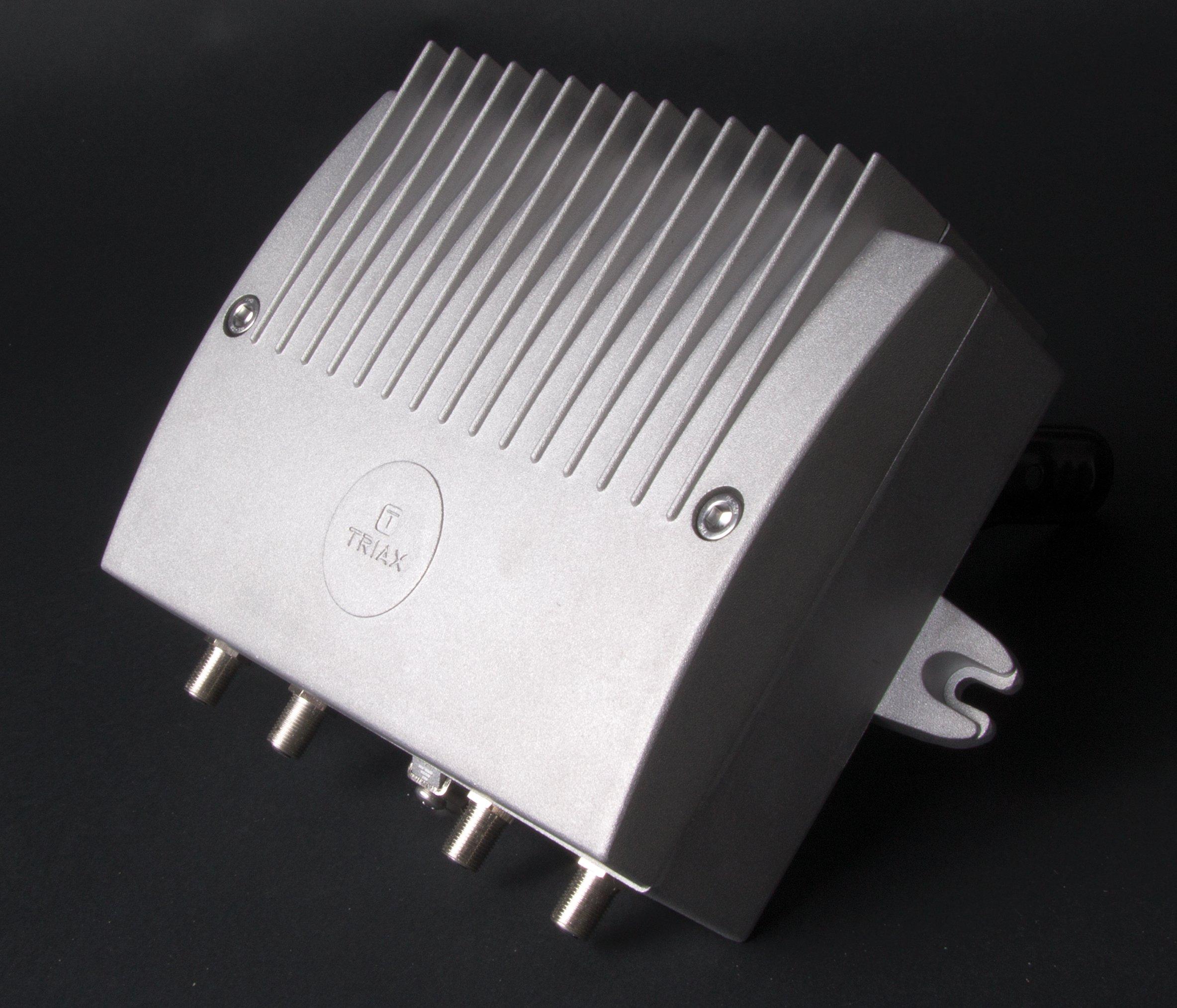 GPV 950, Hausanschluss-Verstärker, VW 40/32 dB 113 dBµV, RW 32/26 dB Klasse D, F-Anschüsse, IP 65, 230 VAC, erfüllt KDG-Klasse D 4.4 -