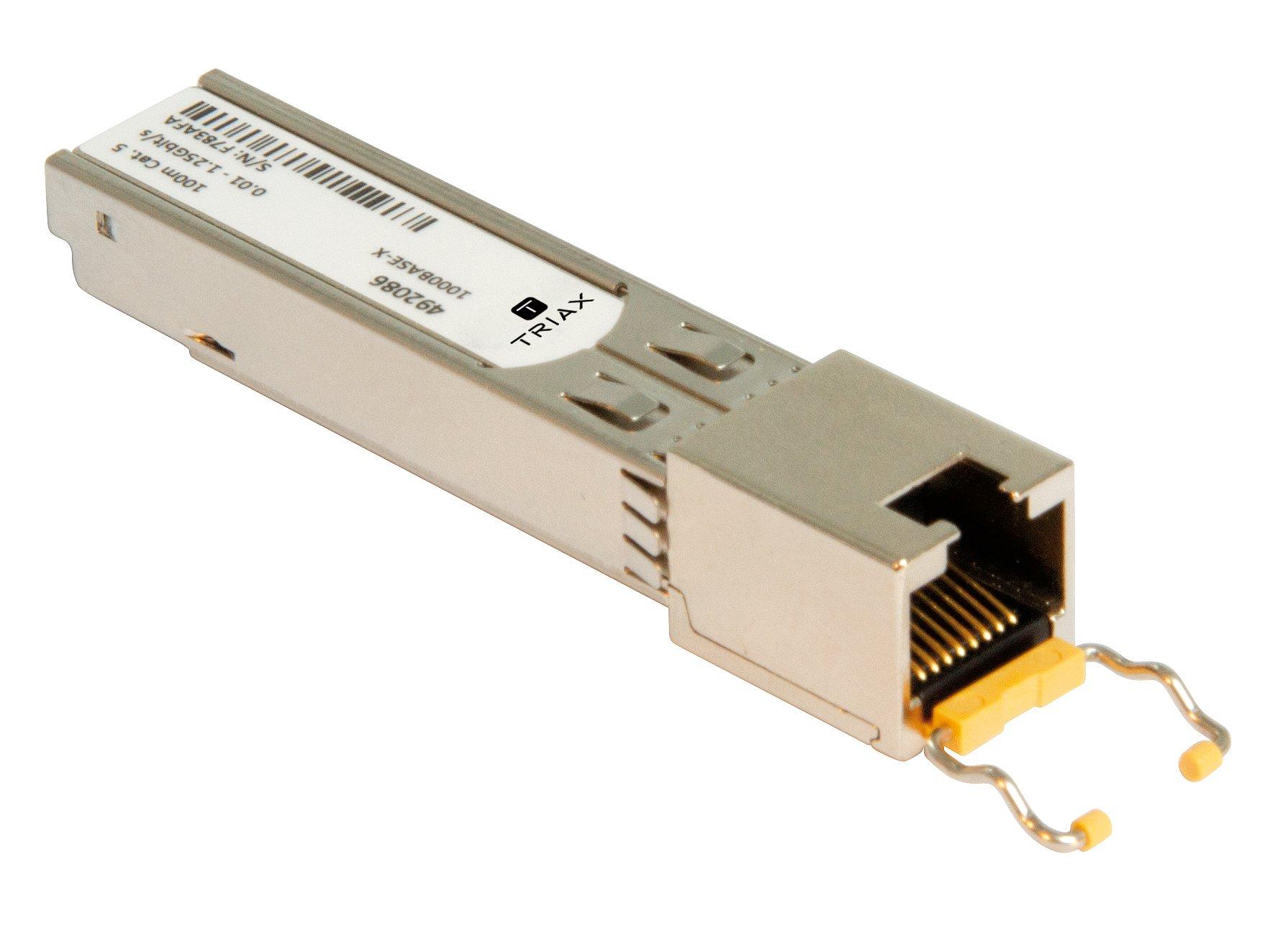 TDX SFP Cat, SFP-Adapter Cat 5. Ethernet-Schnittstelle für IP-Ausgang