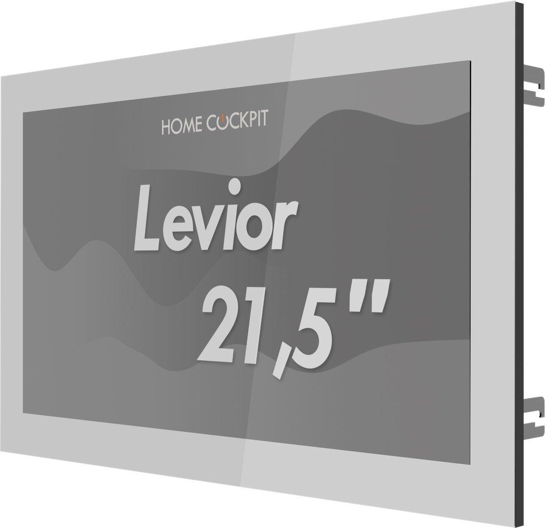 124332, Levior -  Multitouch PC 21,5 Zoll / Glas weiß (keine Lautsprecher und Mikrofone)