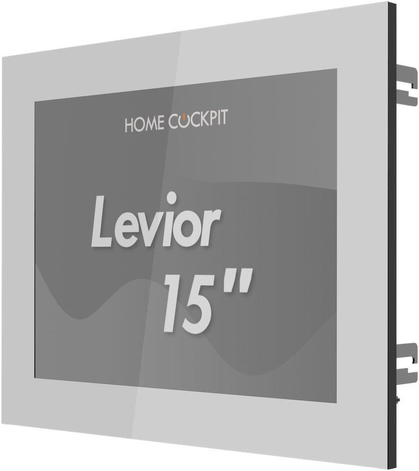 122332, Levior -  Multitouch PC 15 Zoll / Glas weiß (keine Lautsprecher und Mikrofone)
