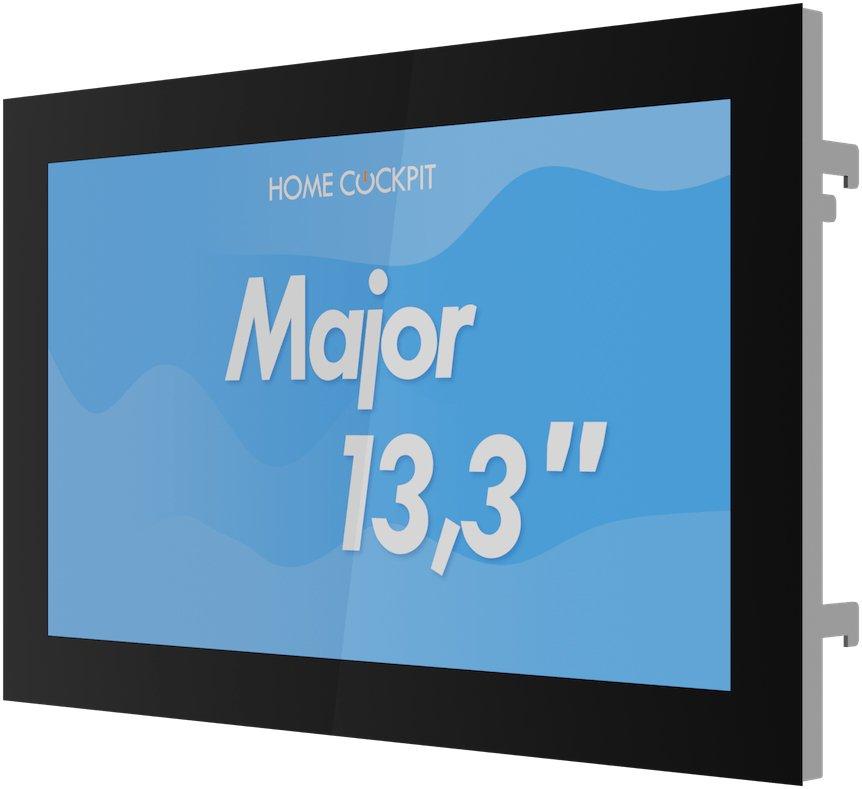 191231, Major - Gira Kit - Multitouch PC 13,3 Zoll / Glas schwarz
