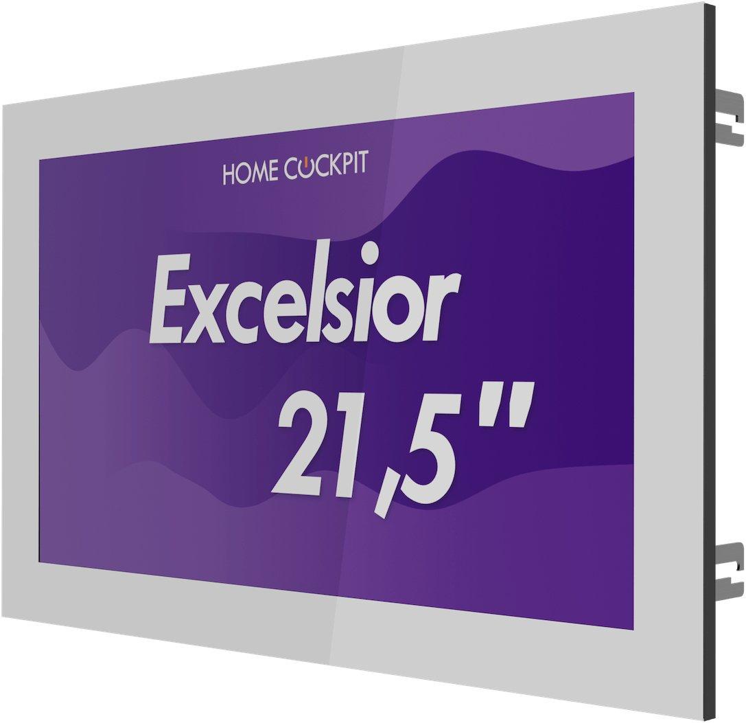 174462, Excelsior -  Multitouch PC 21,5 Zoll / Glas weiß