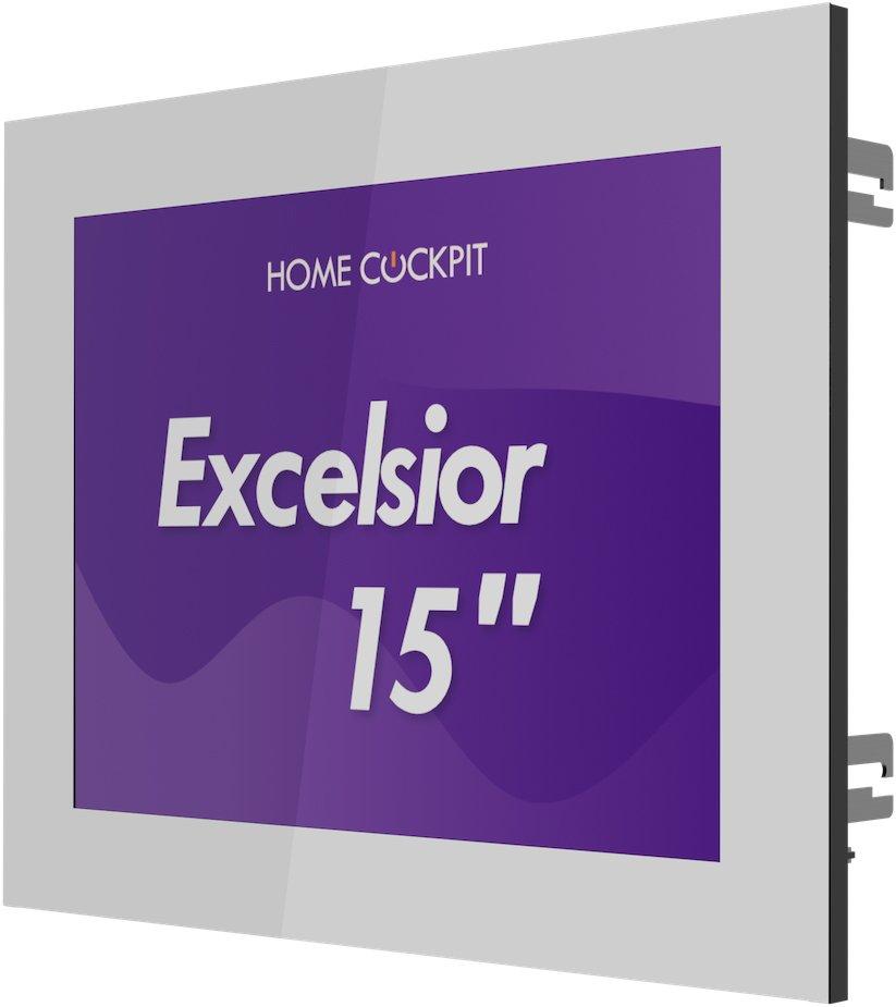 172462, Excelsior -  Multitouch PC 15 Zoll / Glas weiß