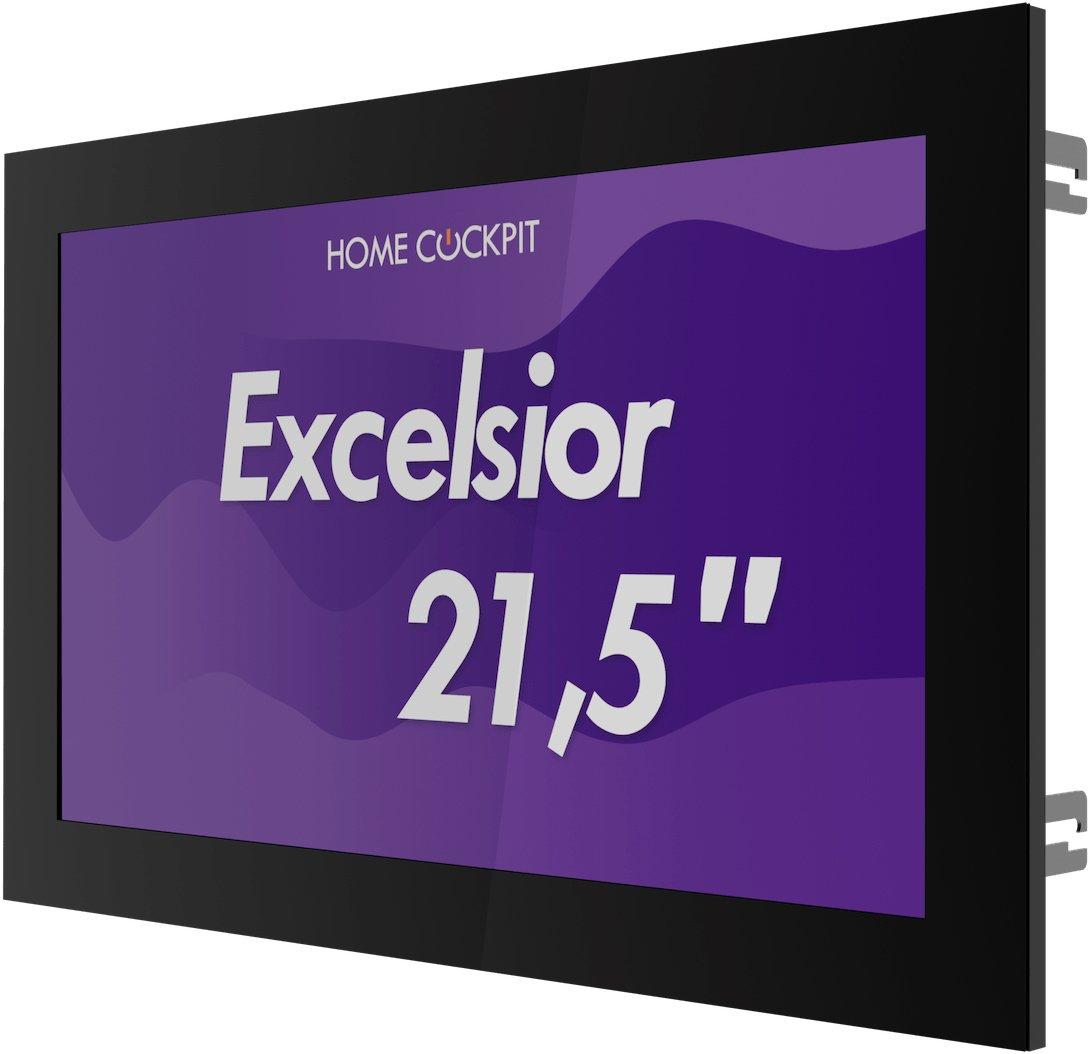 174461, Excelsior -  Multitouch PC 21,5 Zoll / Glas schwarz