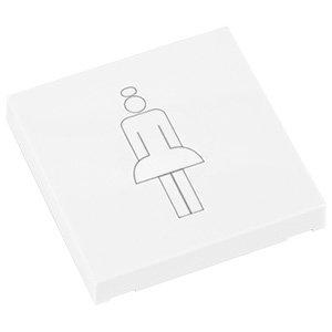 RTS22-ACC-07, Einzelwippe, 1x RUF, Format 55, weiß