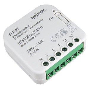 RTS39E5002D01-K, Unterputz-Sender, Easywave, 2x EIN/AUS / 2x IMPULS, 230V