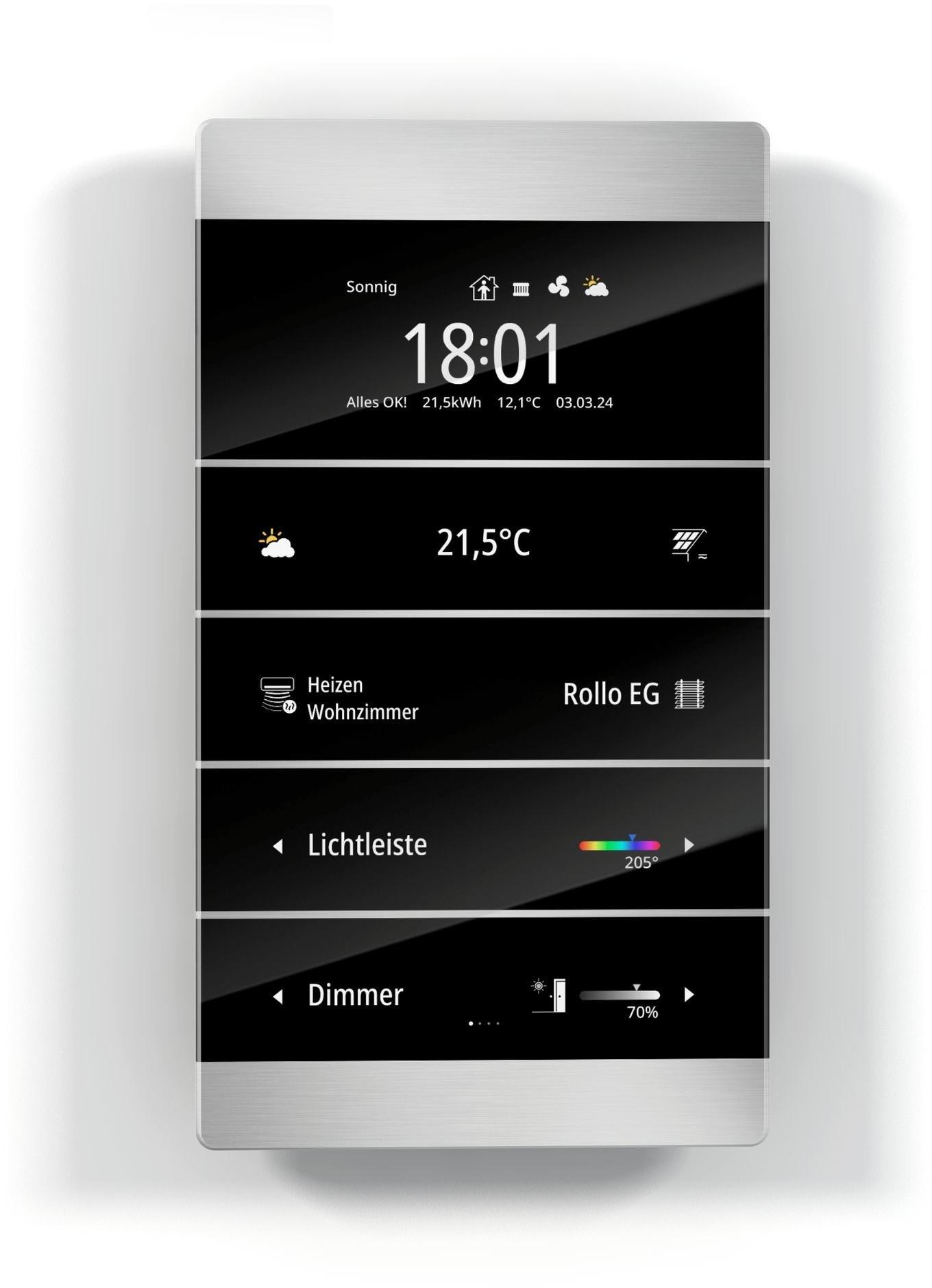 1177-01-al, Enertex® MeTa² KNX Premium, Alu gebürstet