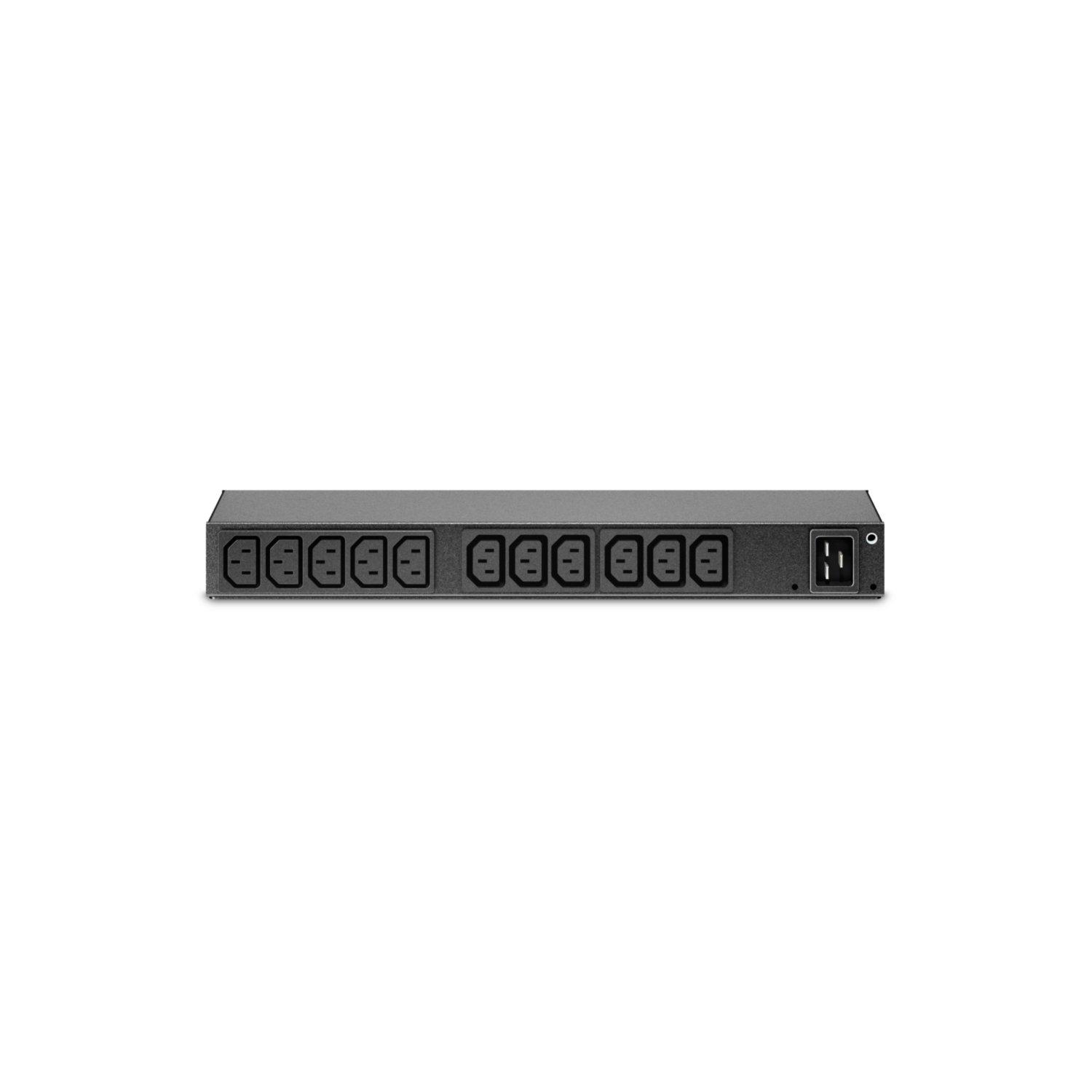 AP6020A, APC NetShelter Basic Rack PDU, Null HE, 1PH, 3,3kW, 100-240V 20A oder 200-240V 16A, 13 C13 Ausgänge, C20 Eingang