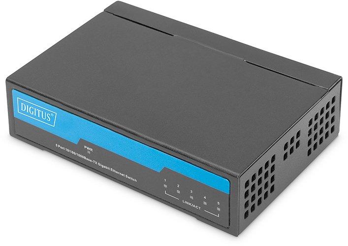 DN-80202-1, Desktop Netzwerk-Switch, 5-Port Gigabit, Unmanaged