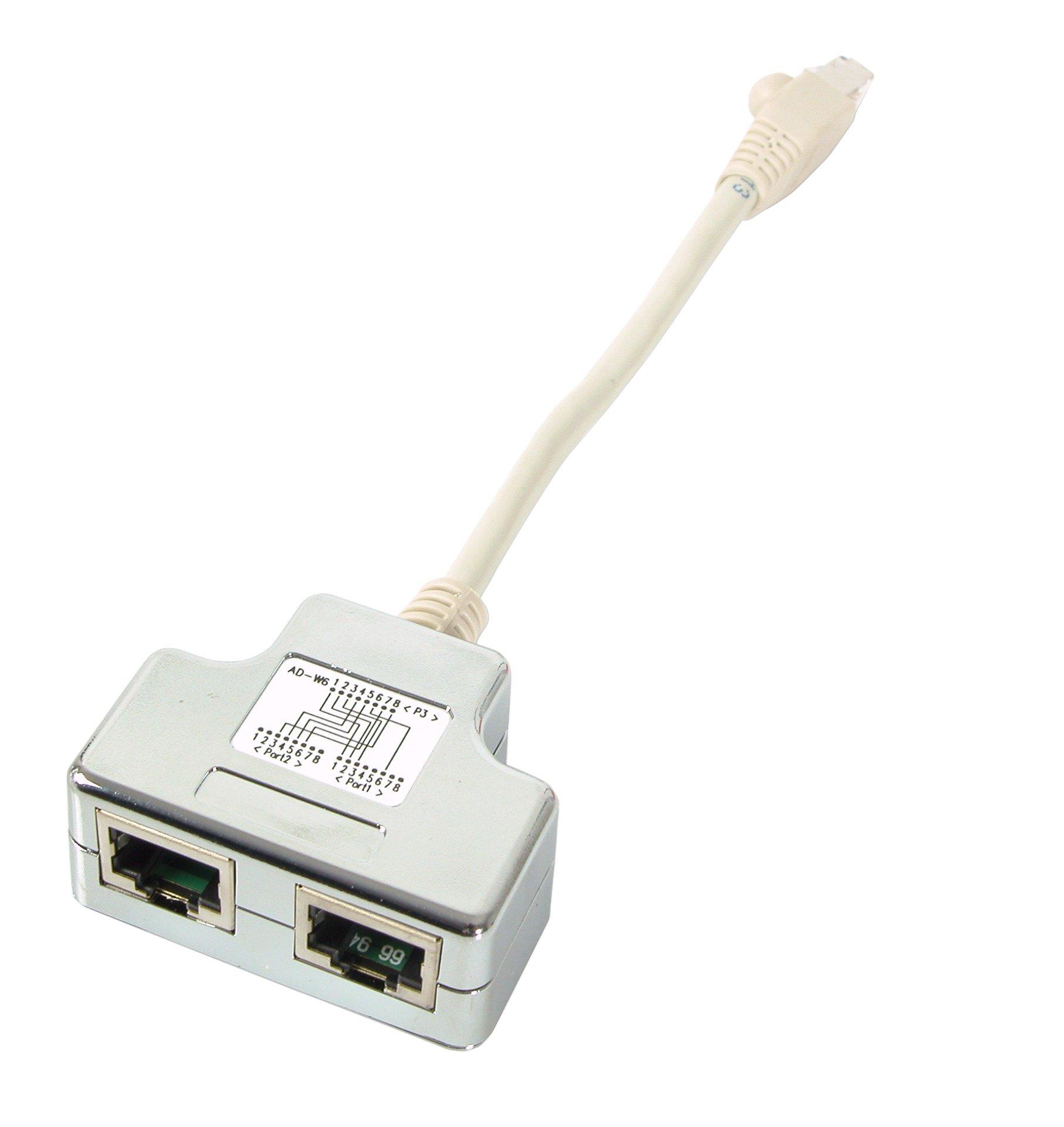 K5123.015, T-Adapter Cat.5e 10/100BaseT / ISDN