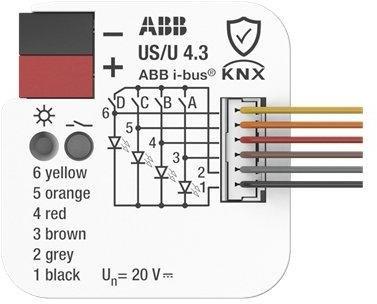 US/U4.3, Universal-Schnittstelle, 4fach, UP