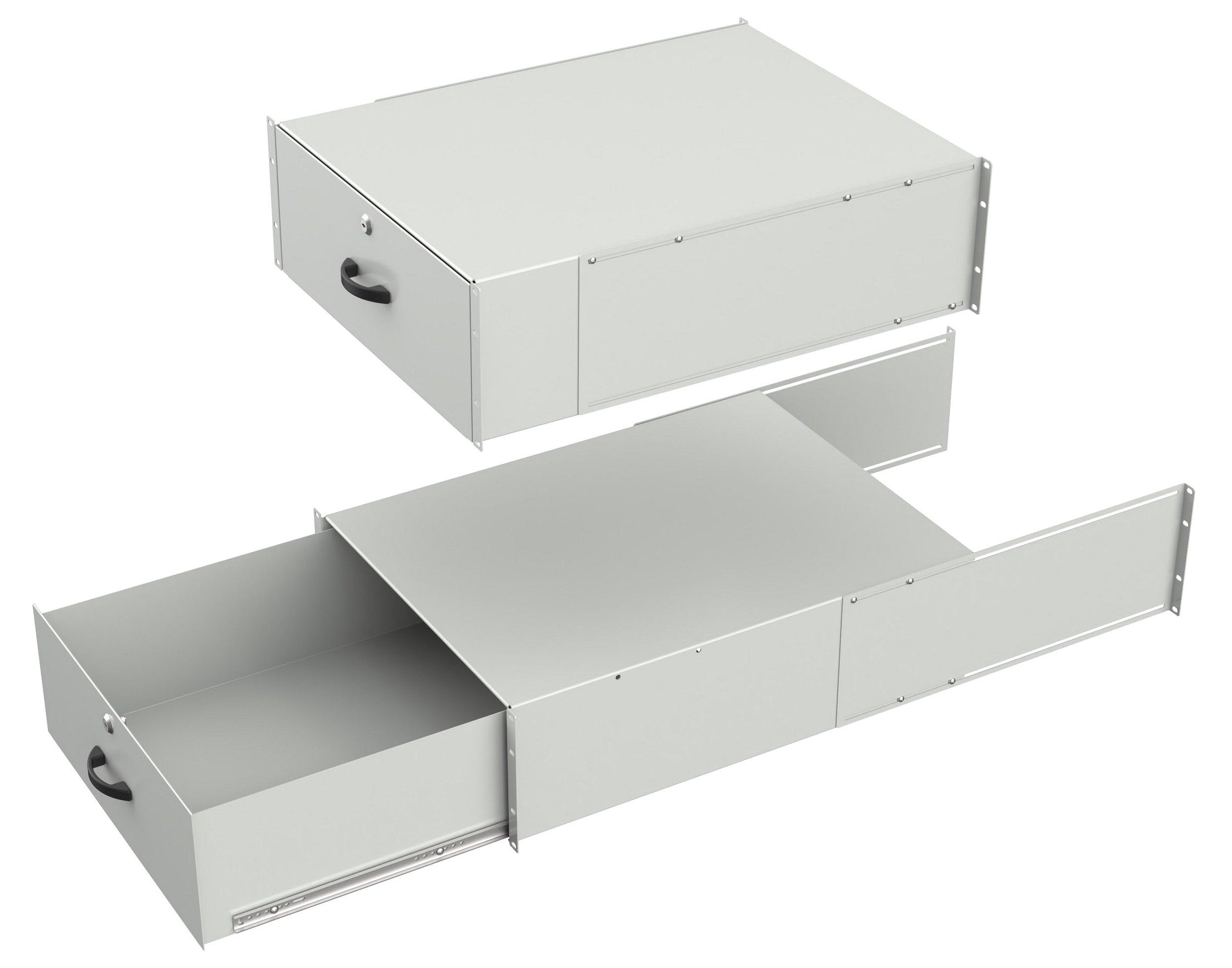 RS18, Dokumentenfach 19 1 HE, für 1000 und 1200 mm tiefe Schränke