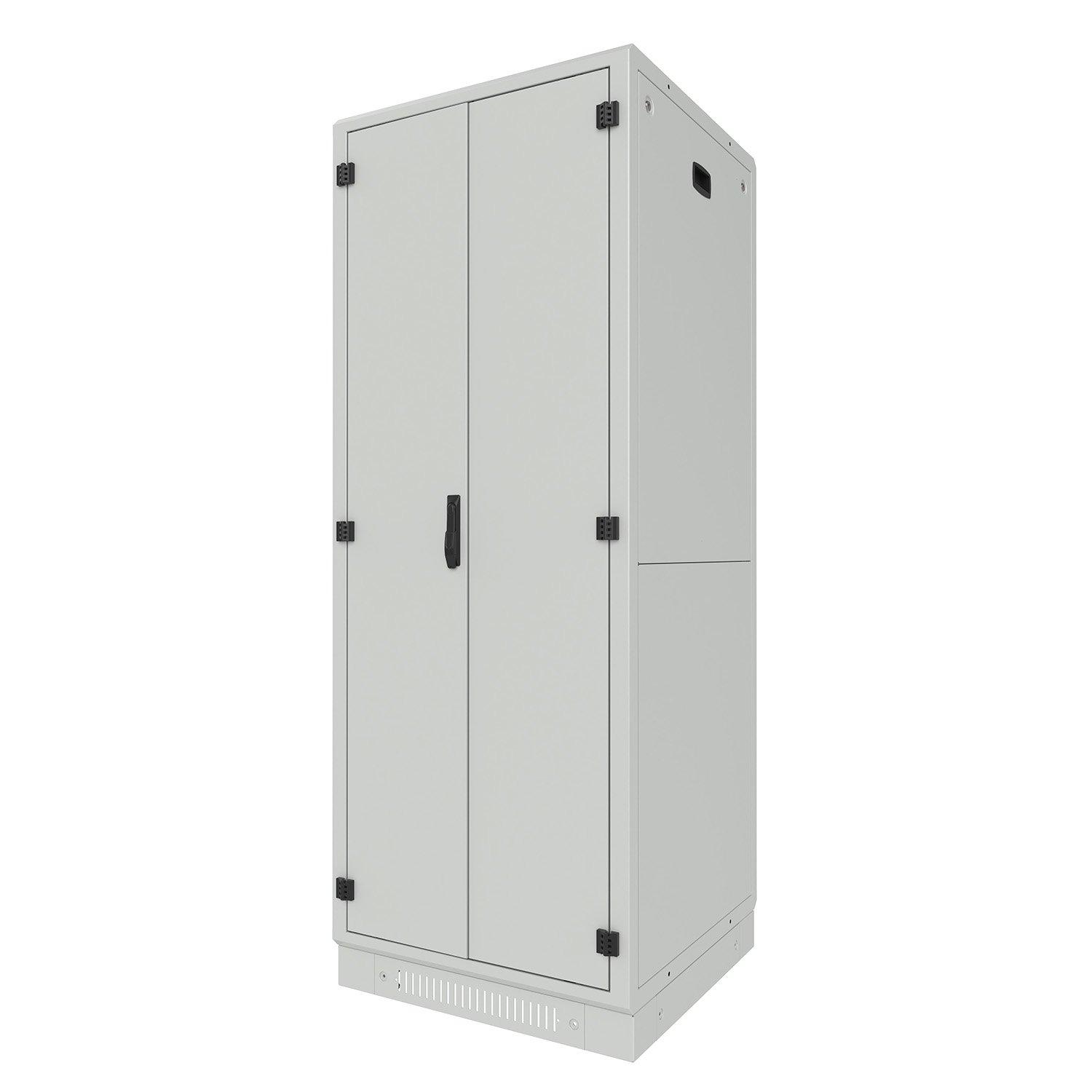 RS18, Schrank RS18 46 HE, 600x800mm, Glastür 1-tlg., Stahlblechtür 2-tlg.