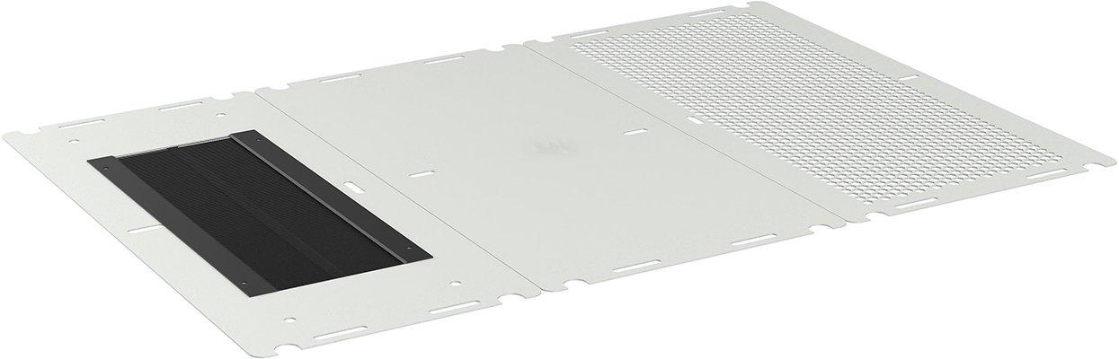 RS18, Dreiteiliges Bodenblech für 1000 mm tiefen RS18 Schrank