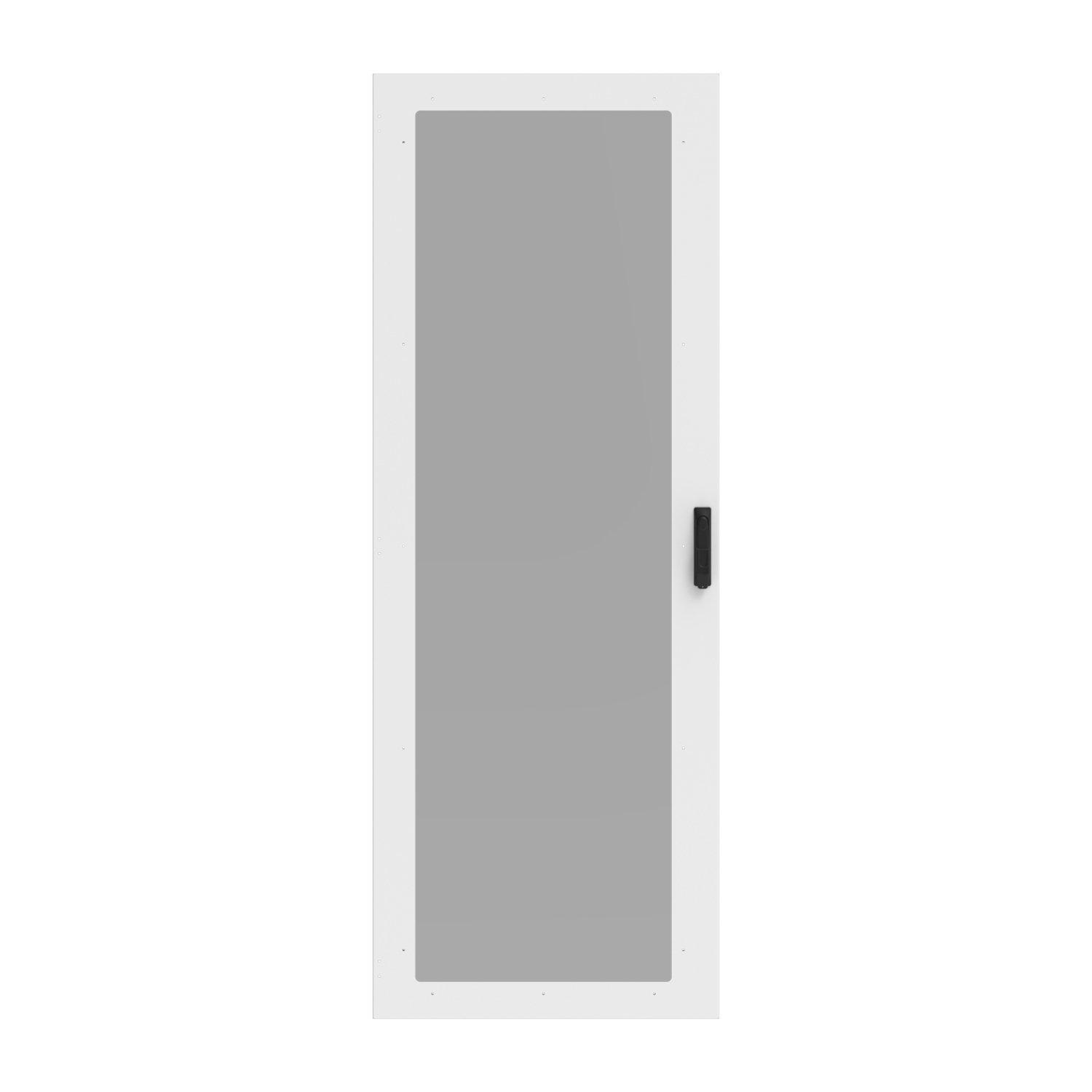 RS18, Glastür 1-teilig, Breite: 800mm, für 36 HE Schrank RS18