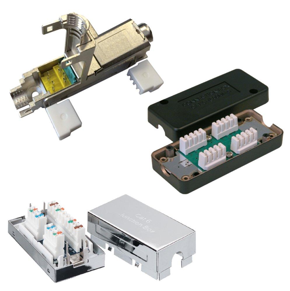 eku E-Stone Extender Cat.6A ISO/IEC, für AWG 24-22, Kabelverbinder E-Stone Extender, Innenbereich, Kat.6A (ISO/IEC)