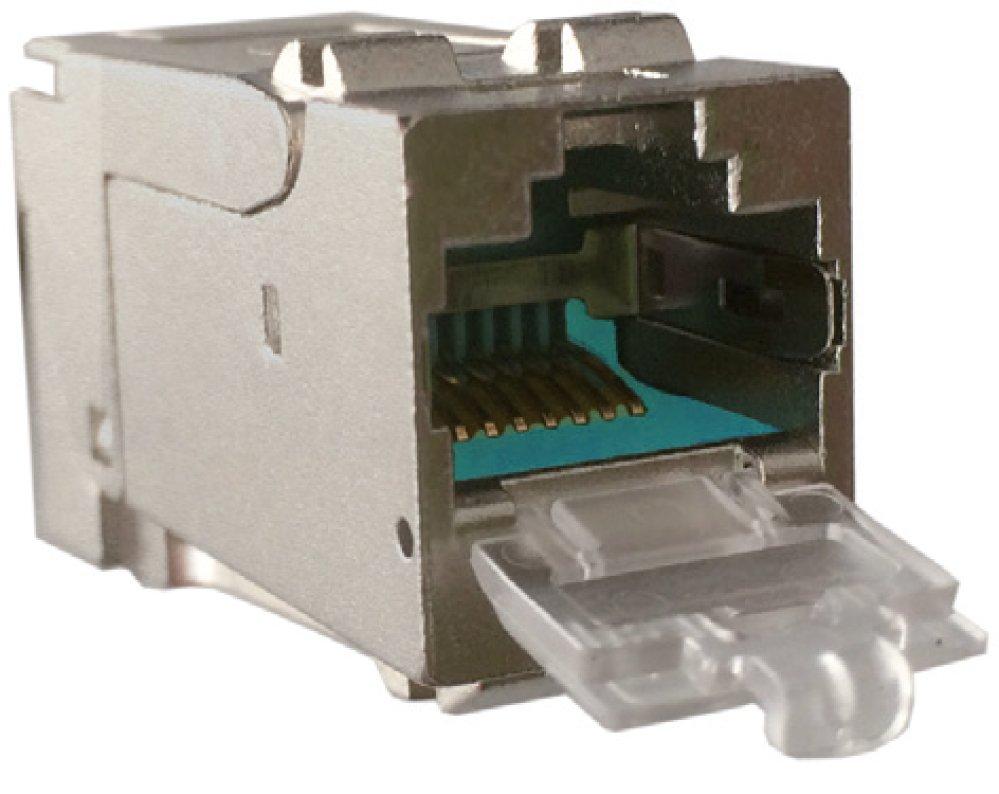 RJ45 - Keystone Modul Kat.6A/10 GbE, Serie E-Stone, RJ45 Keystone Modul eku E-Stone, Innenbereich, Kat.6A (ISO/IEC 11801 am2 Ed. 2.0)