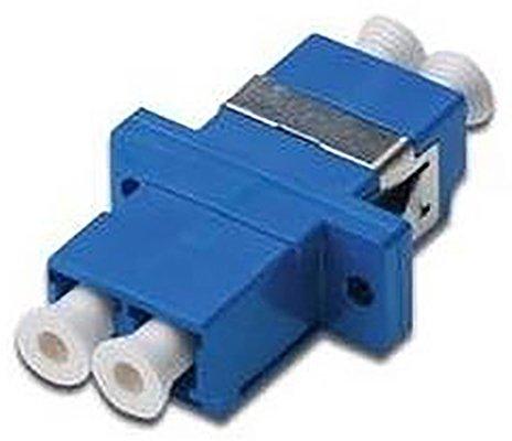 NFOKULCLCDXOS2.02, Kupplungen LC-LC, Singlemode, duplex, Keramik-Ferule, Kunststoffgehäuse, Farbe blau