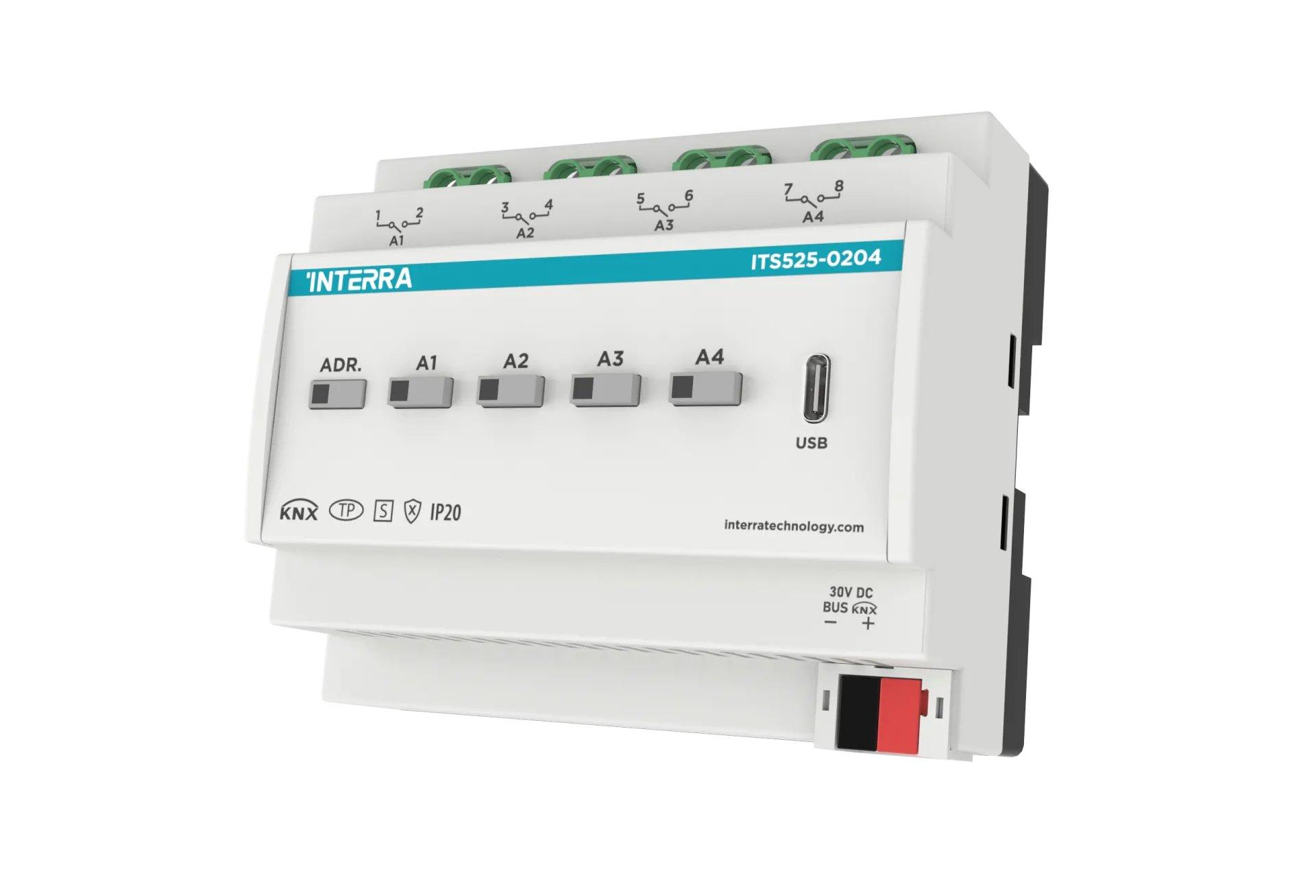 ITR525-0204, KNX Schaltaktor – 4-Kanal, 32 A