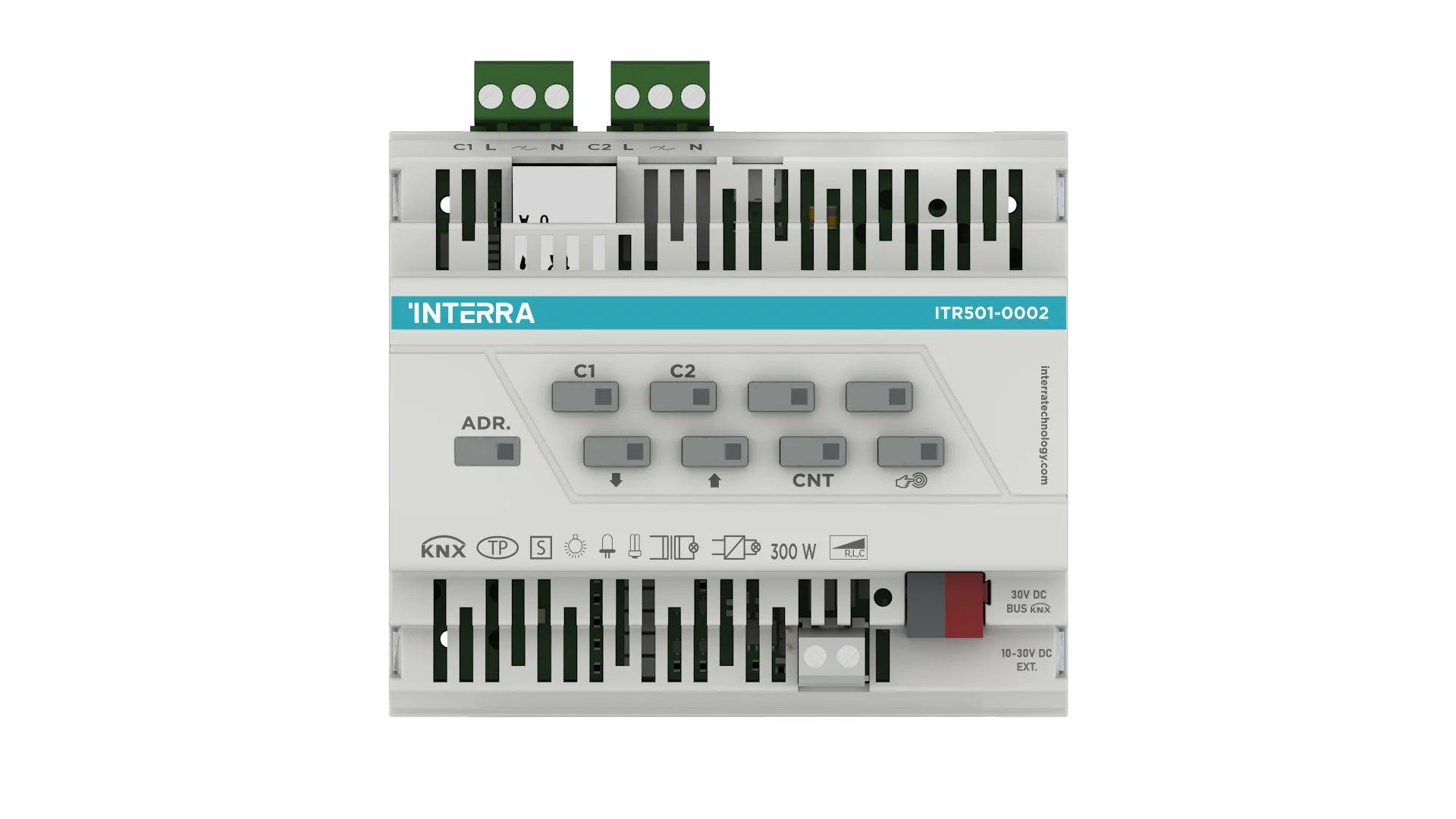 ITR501-0002, Interra KNX Universal-Dimmaktor – 2-Kanal