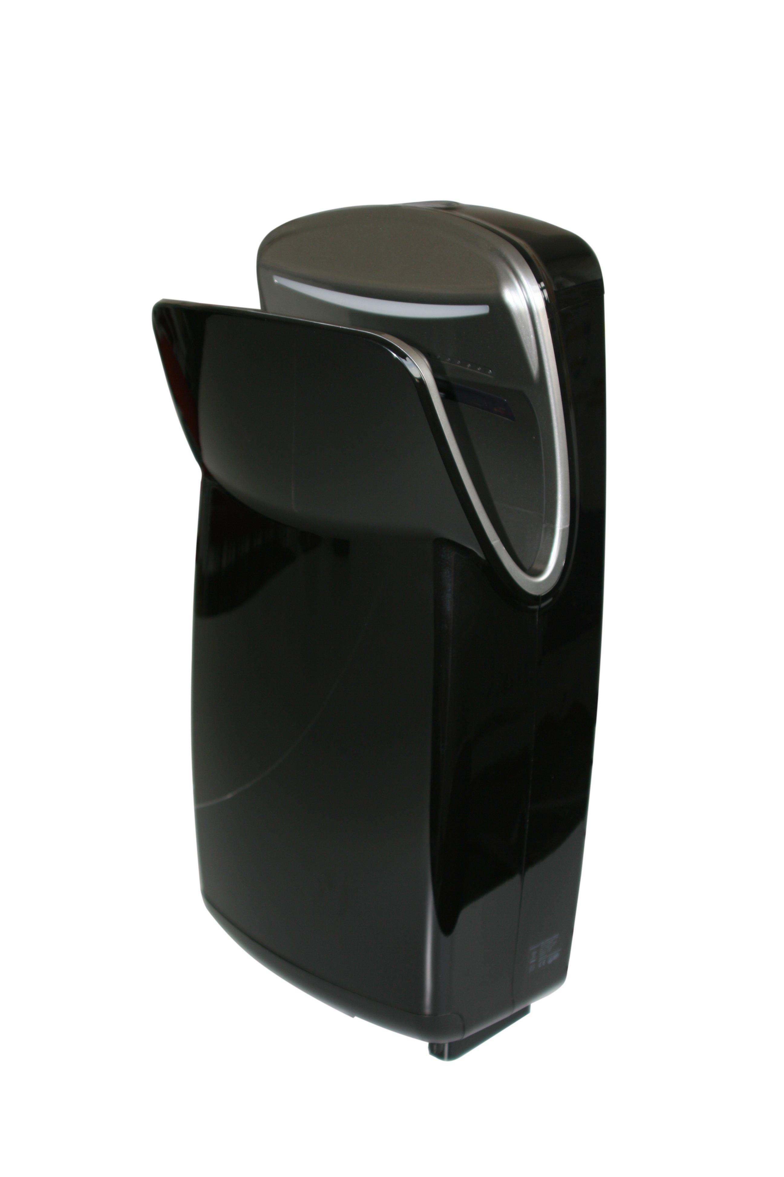 XT 3001 schwarz, Highspeed-Händetrockner Kunststoff schwarz