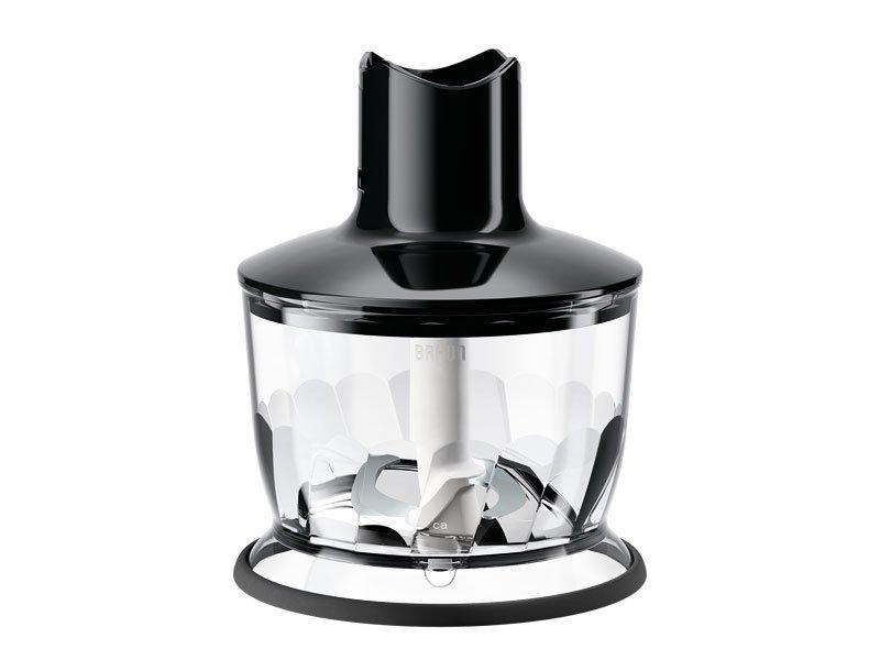 MQ 30 BK, 500 ml Zerkleierer, schwarz, Zerkleinererschüssel aus BPA-freiem Kunststoff, mit rutschfestem Boden/Deckel, spülmaschinengeeignet (außer Gerätedeckel)