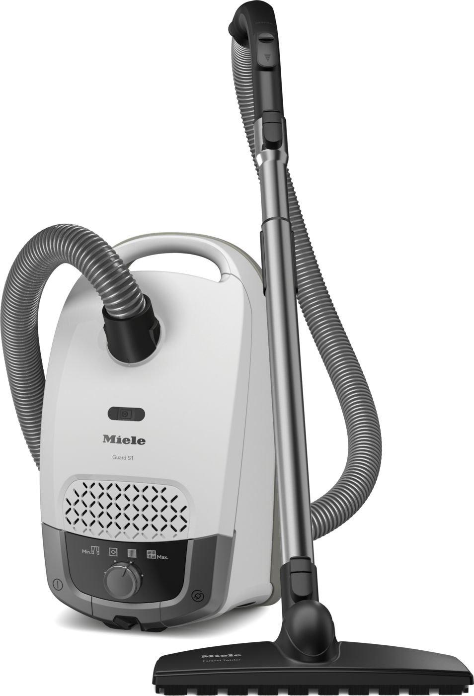 Guard S1 Parquet Flex, Bodenstaubsauger mit Beutel, Brillantweiß