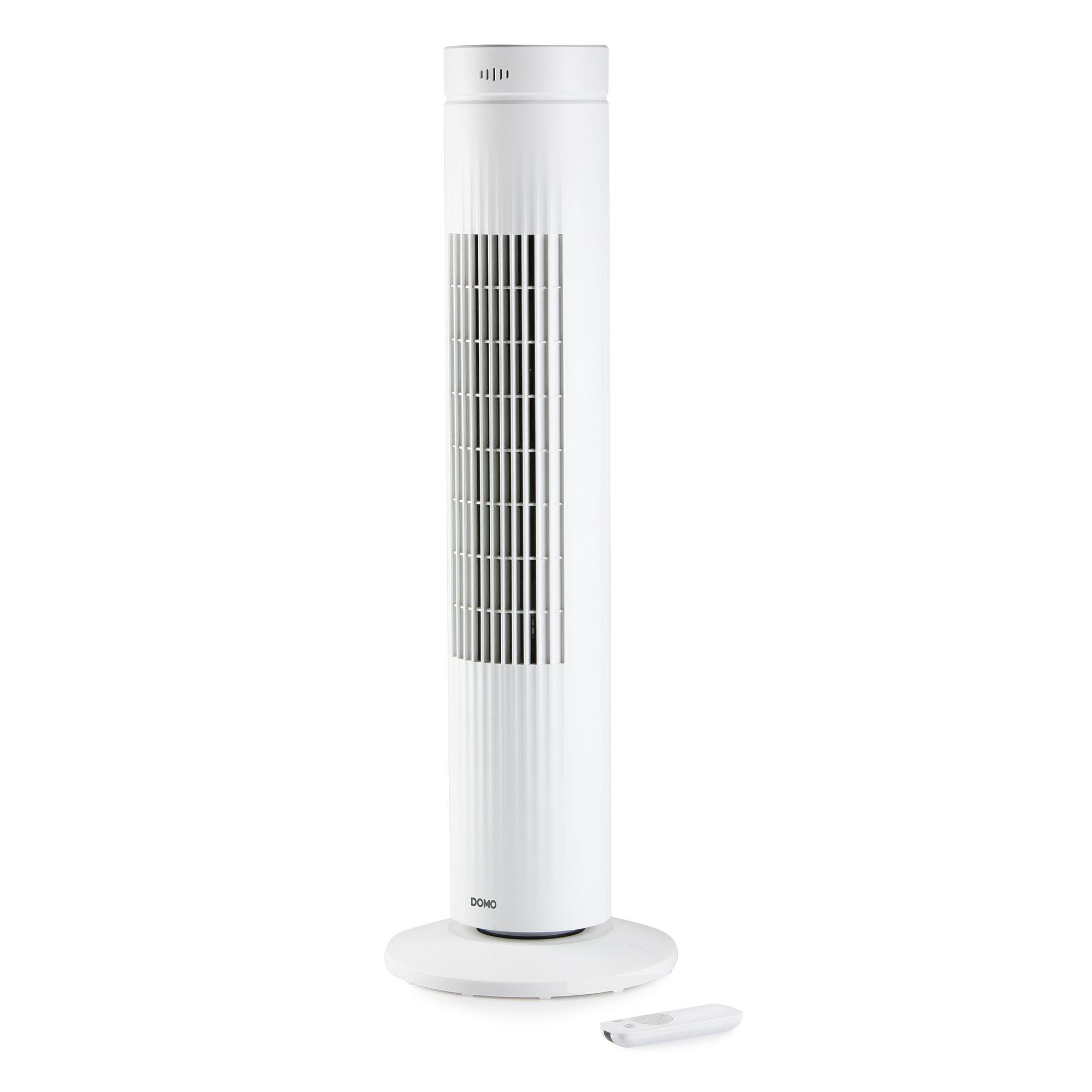 DO8154, Säulenventilator mit Fernbedienung u. Timer weiß