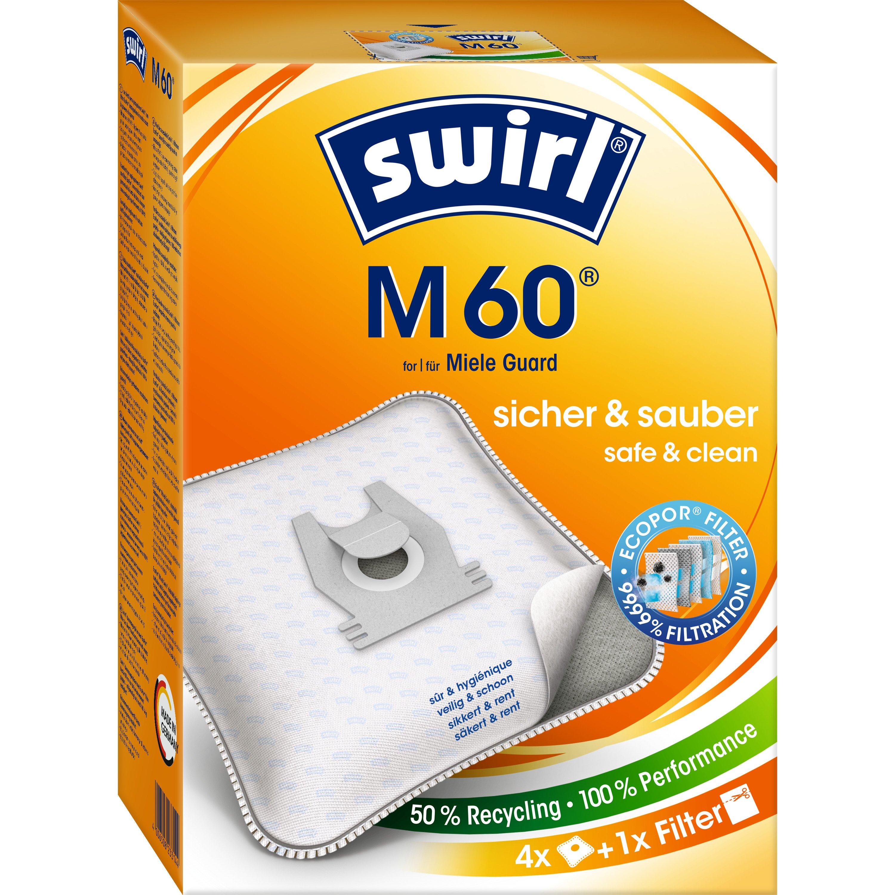 Swirl®  M 60 EcoPor® Miele, Swirl®  M 60 EcoPor® Miele