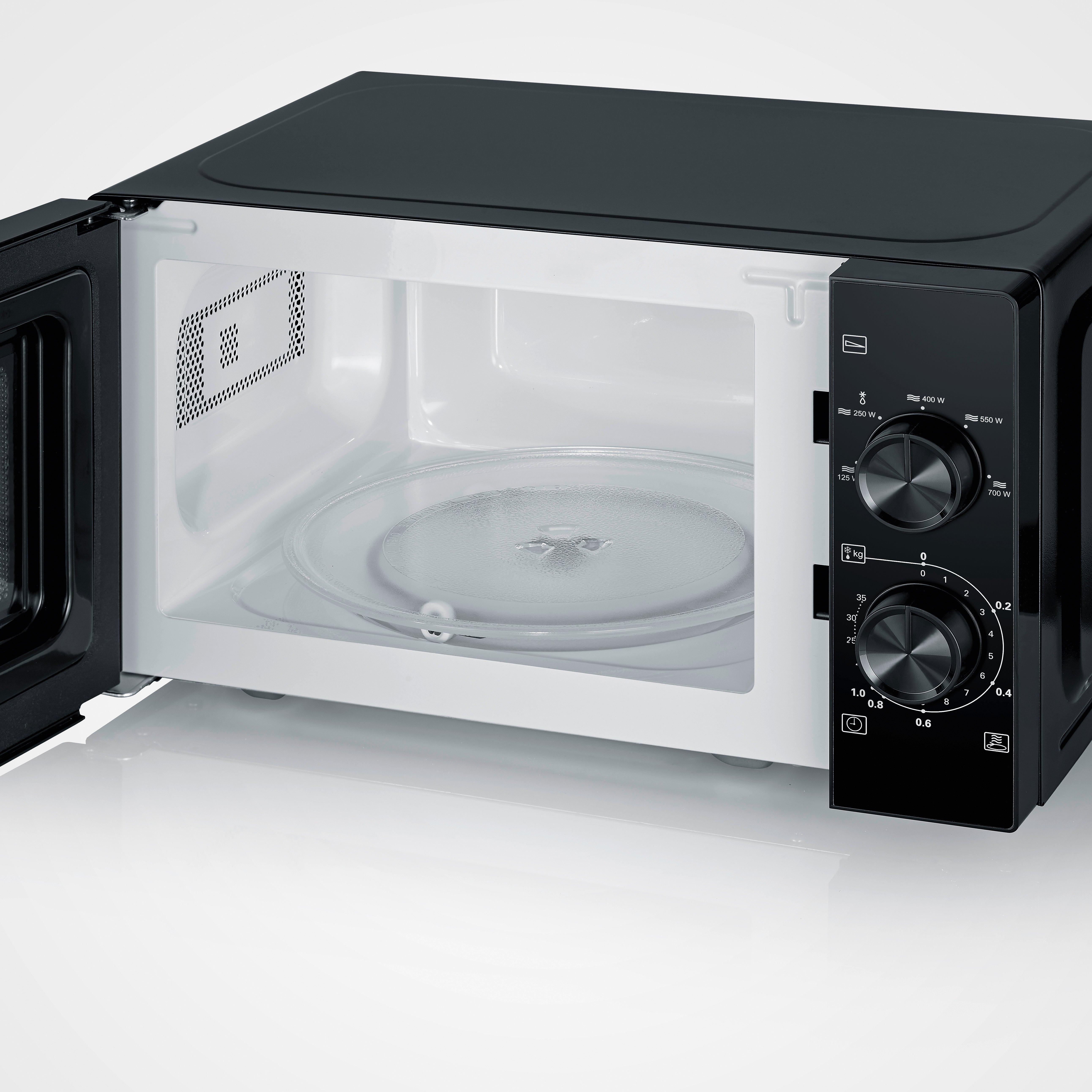 MW7790, Mikrowelle Solo, 20L, 700W, schwarz