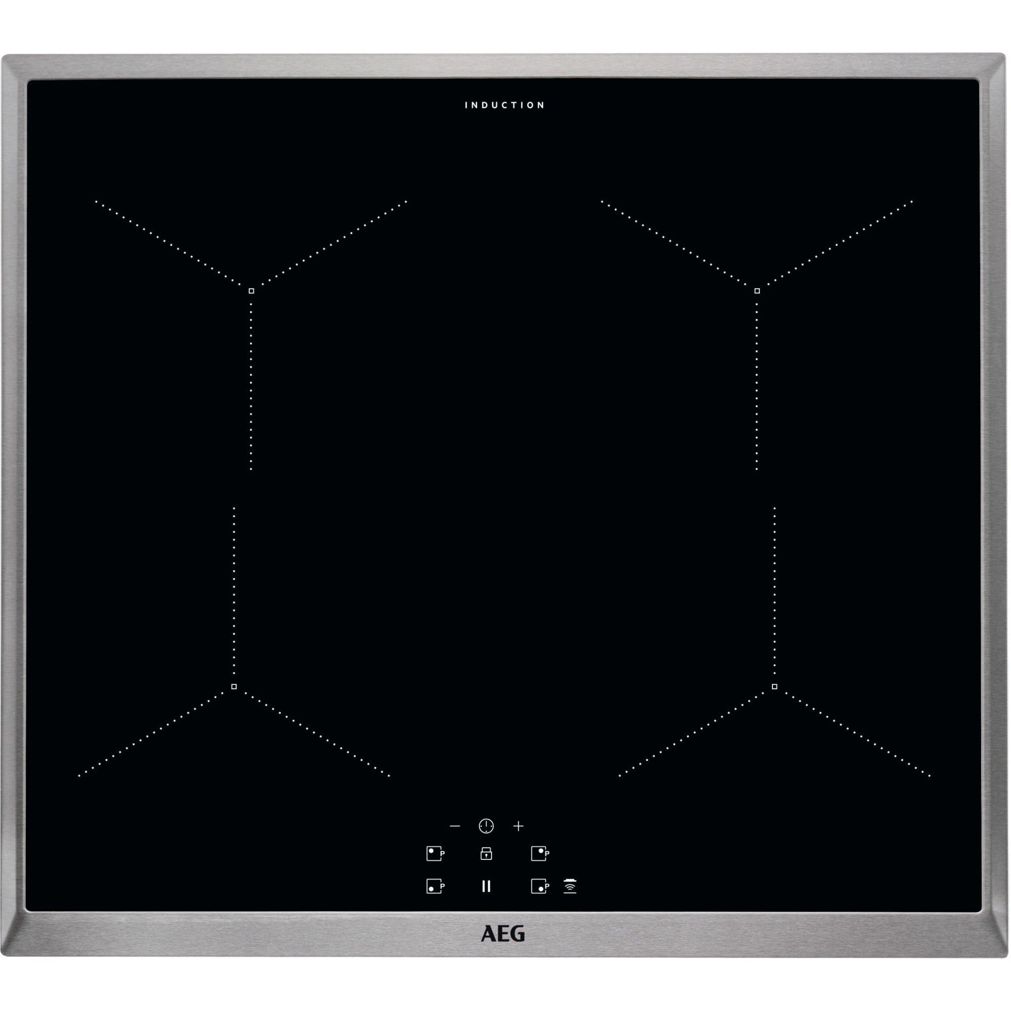 IEB64030XB, Herdgebundenes Kochfeld, Induktion, Hob²Hood, 60cm, Edelstahlrahmen, Powerfunktion