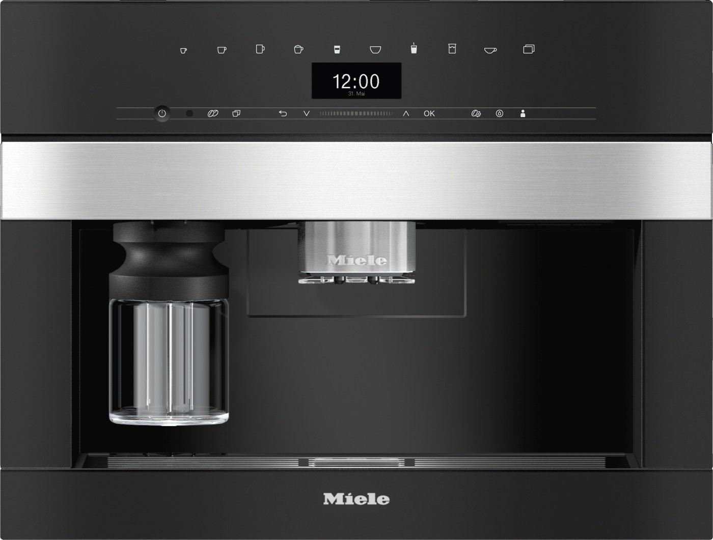 CVA 7440 edcs, Einbau-Kaffeevollautomat mit Bohnenmahlwerk für die 45er Nische, CVA 7440, Edelstahl/CleanSteel