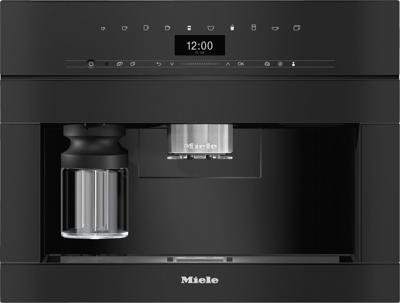 CVA 7440 obsw, Einbau-Kaffeevollautomat mit Bohnenmahlwerk für die 45er Nische, CVA 7440, Obsidianschwarz